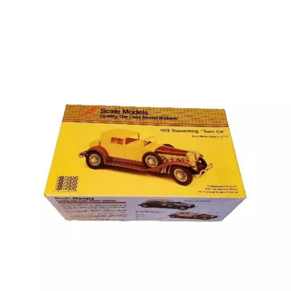 Scale Models 1928 Dusenberg Metal Model Kit